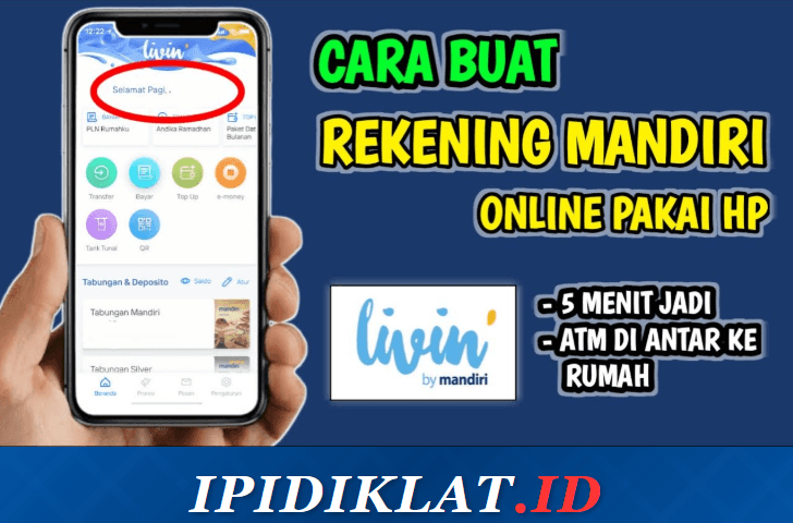 Buka rekening Mandiri online