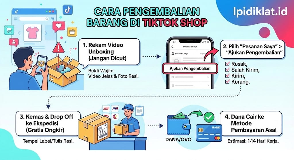 Cara Pengembalian Barang di TikTok Shop