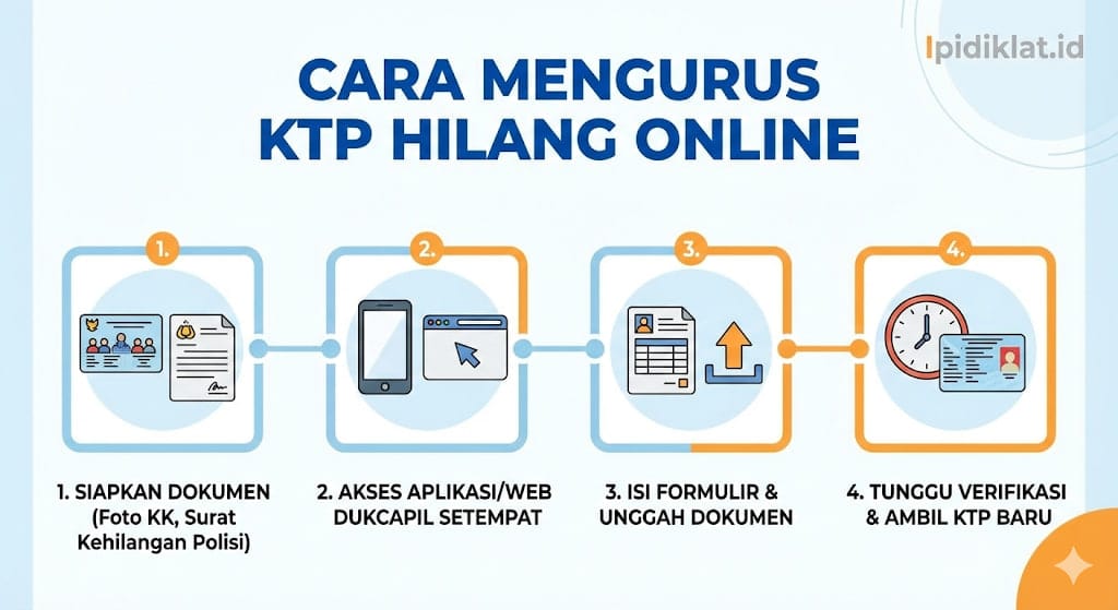 Cara mengurus KTP hilang online