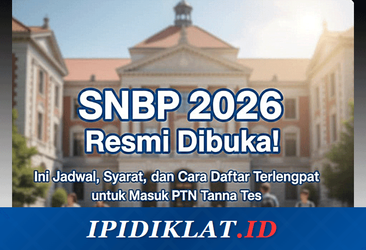 Jadwal SNBP 2026
