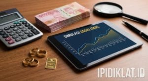 Simulasi gadai emas pegadaian