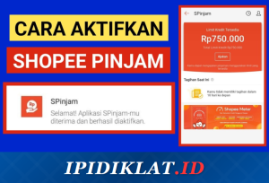 cara aktifkan shopee pinjam
