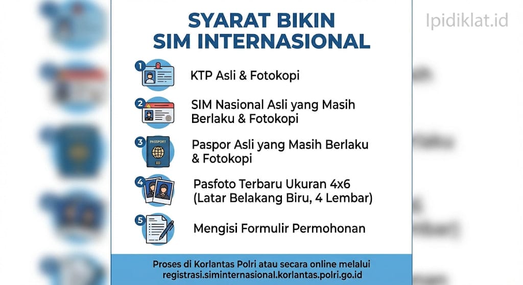 Syarat bikin SIM Internasional