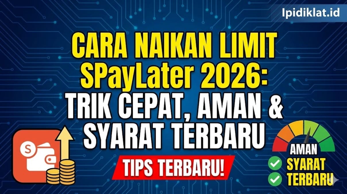 Cara Naikan Limit SPayLater