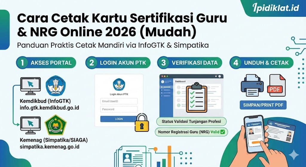Cetak Kartu Sertifikasi Guru