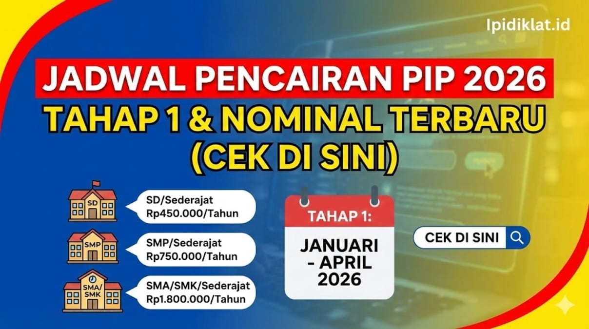 Jadwal Pencairan PIP