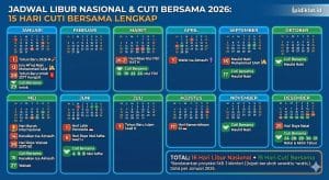Jadwal libur nasional