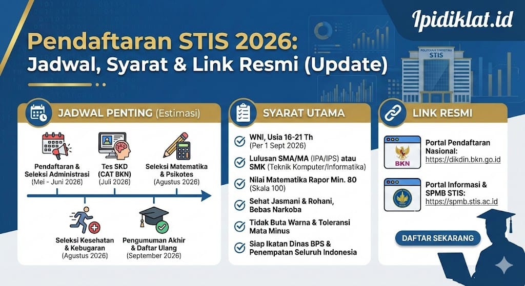 Pendaftaran STIS 2026