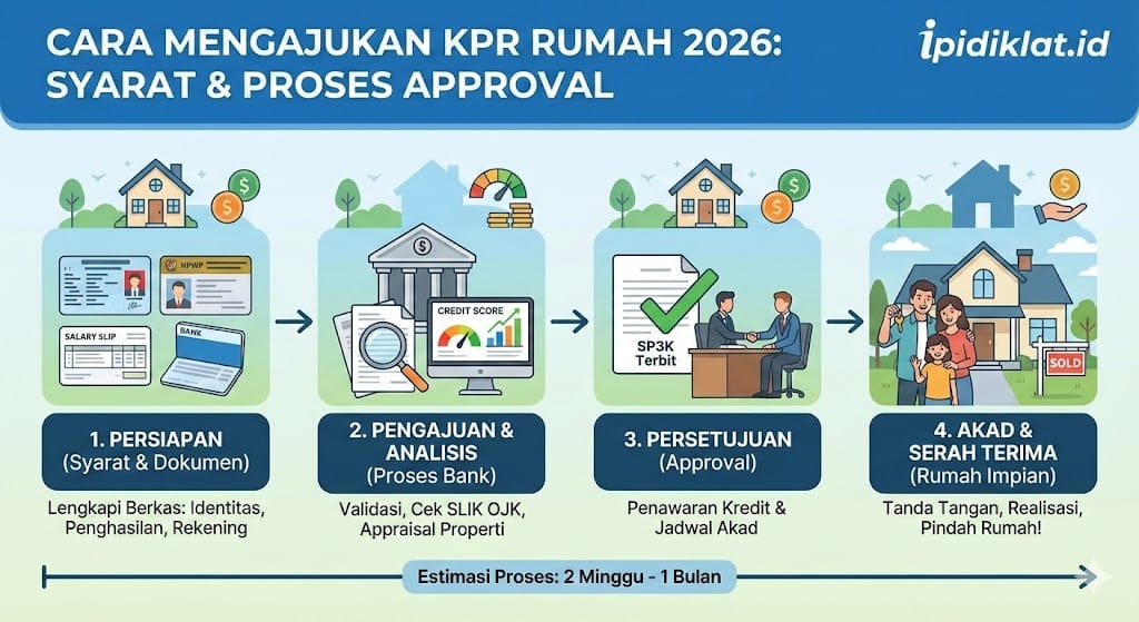 cara pengajuan kpr rumah​