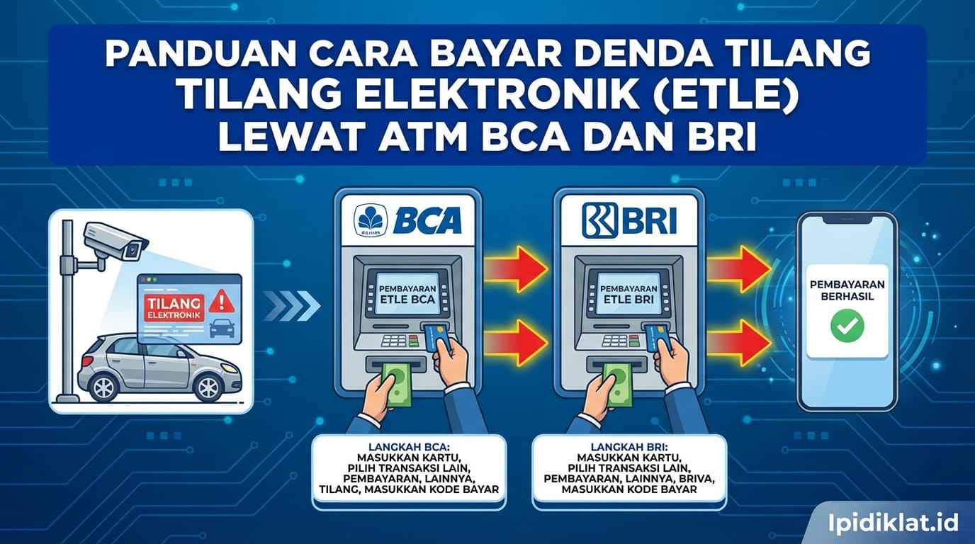 Panduan Cara Membayar Denda Tilang Elektronik ETLE Lewat ATM BCA dan BRI