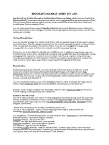 Amru bin Taghlib: Sahabat yang Dipuji Rasulullah karena Keikhlasannya