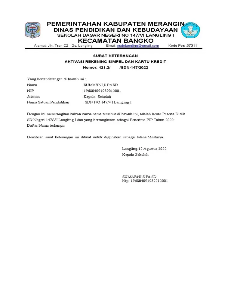 Cara Aktivasi Rekening SimPel PIP BRI BNI 2026: Panduan Lengkap