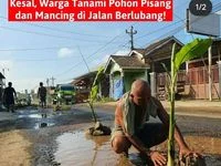 Jalan Rusak Ditanami: Protes Warga Kayen Pati Viral!