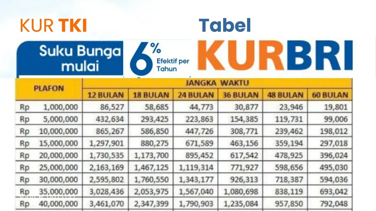 KUR TKI BRI 2026: Syarat, Tabel Angsuran, dan Cara Pengajuan