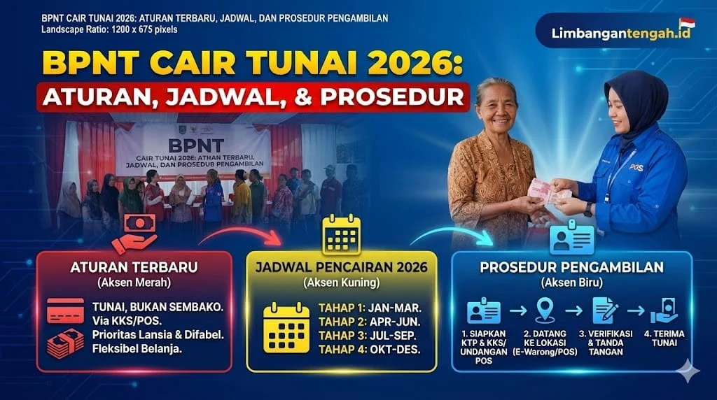 Bansos BPNT Tunai 2026: Jadwal Cair dan Cara Cek Terbaru