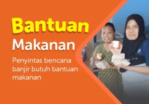 Bantuan telur ayam diantar rumah masyarakat terdampak banjir 2026