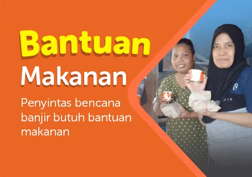 Bantuan telur ayam diantar rumah masyarakat terdampak banjir 2026