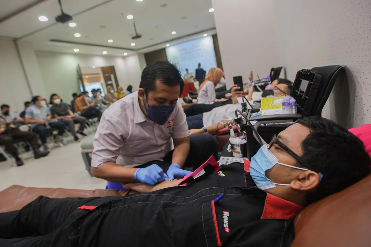 Donor Darah Ditjenpas Maluku Bantu PMI Penuhi Kebutuhan Stok