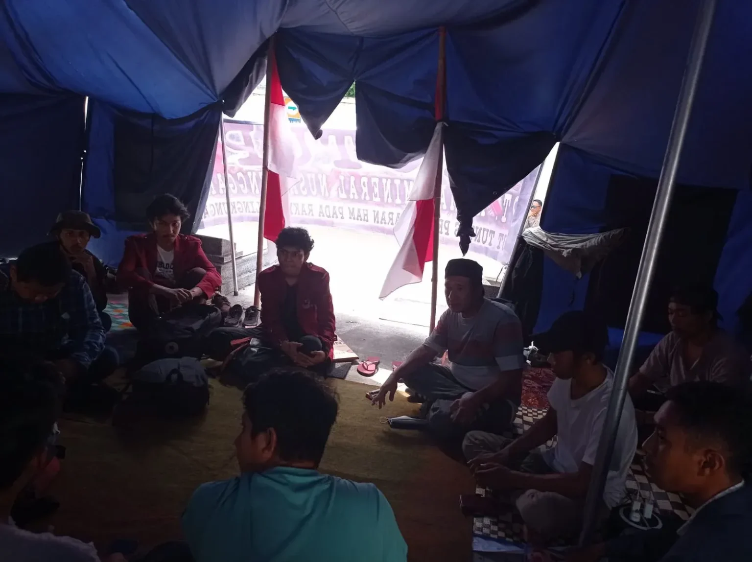 Kasus Andrie Yunus: Mahasiswa Gelar Aksi Tenda di Depan Komnas HAM