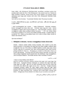 Nasihat dari Malaikat Jibril untuk Umat Islam: Panduan Hidup