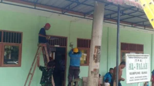 Praja IPDN Gotong Royong Pulihkan Situs Bersejarah Aceh Tamiang