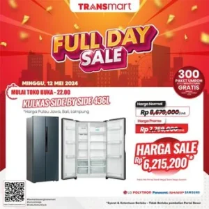 Promo AC Kulkas 2026: Transmart Full Day Sale, Diskon Gede!